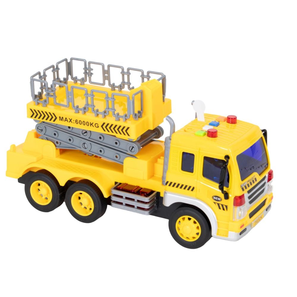 Camion cu scara mecanica, Maxx Wheels, 1:16