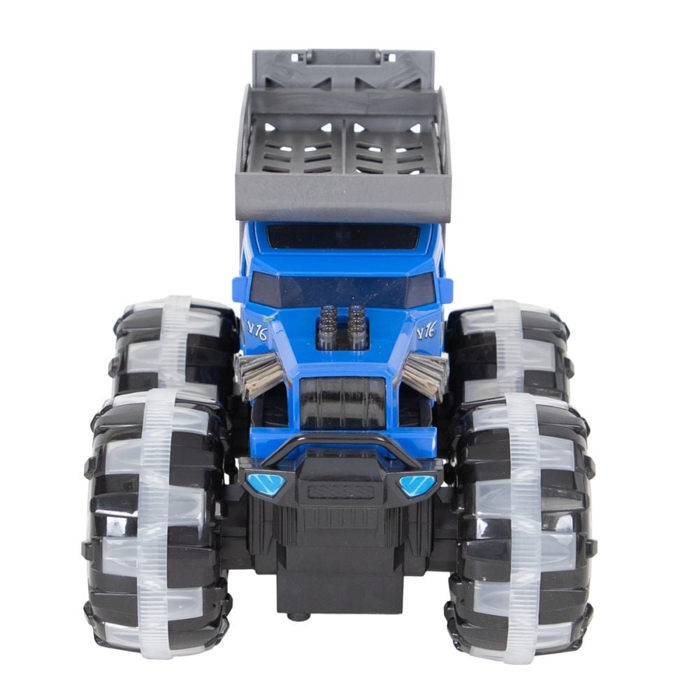 Masina Monster cu lumini si sunete, Maxx Wheels, 1:16