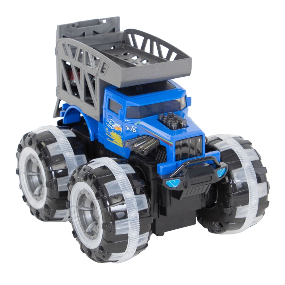Masina Monster cu lumini si sunete, Maxx Wheels, 1:16
