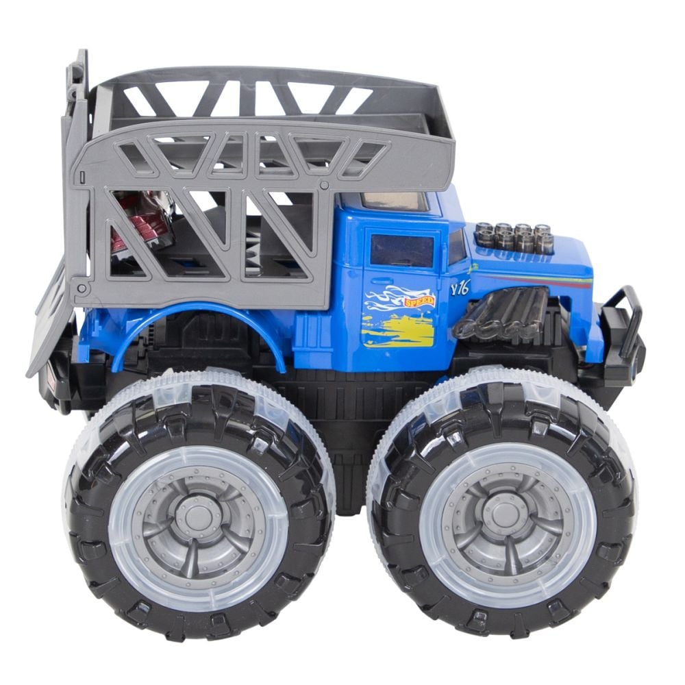 Masina Monster cu lumini si sunete, Maxx Wheels, 1:16