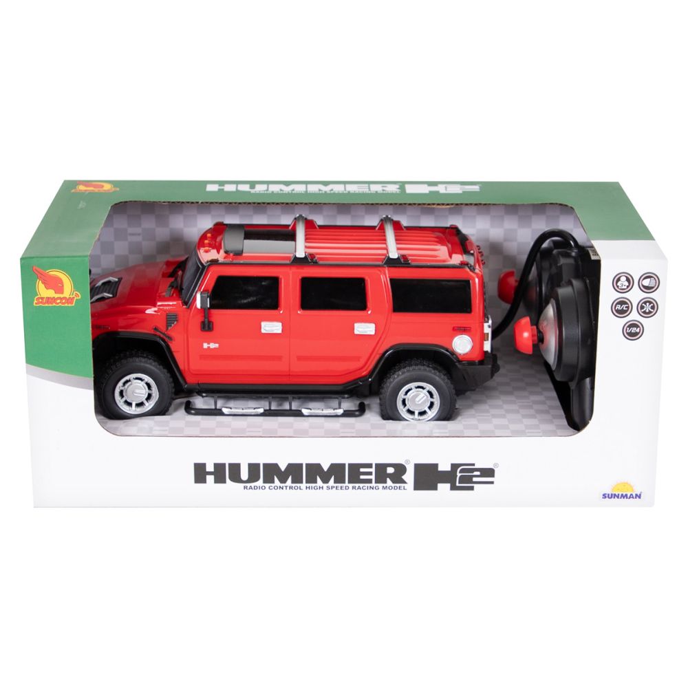 Masina cu telecomanda, Suncon, Hummer H2, 1:24, Rosu