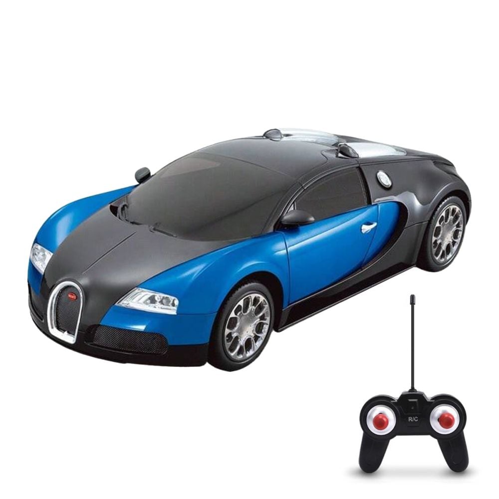 Masina cu telecomanda, Suncon, Bugatti Veyron, 1:24, Negru-Albastru