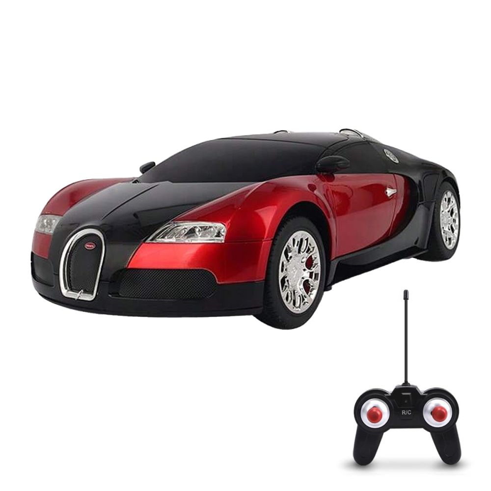 Masina cu telecomanda, Suncon, Bugatti Veyron, 1:24, Negru-Rosu