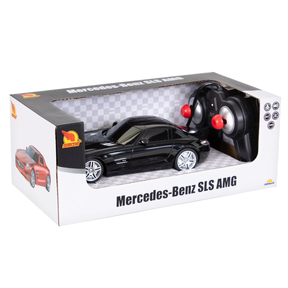 Masina cu telecomanda, Suncon, Mercedes Benz SLS AMG, 1:24, Negru