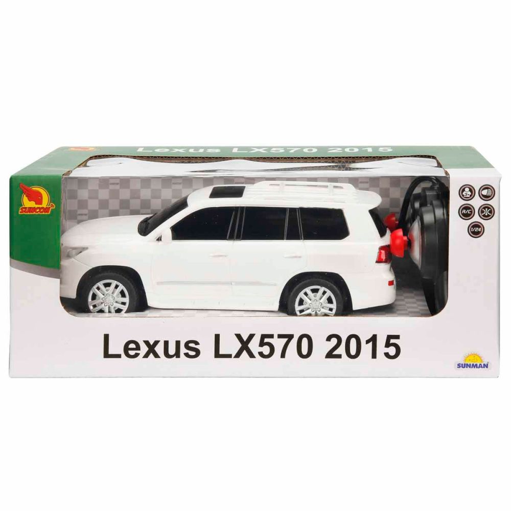 Masina cu telecomanda, Suncon, Lexus LX570u 2015, 1:24, Alb