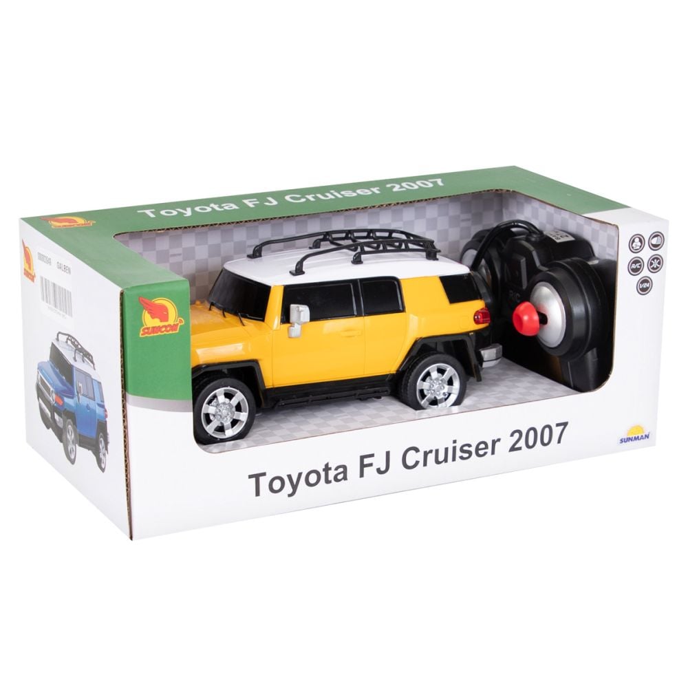 Masina cu telecomanda, Suncon, Toyota FJ Cruiser 2007, 1:24, Galben