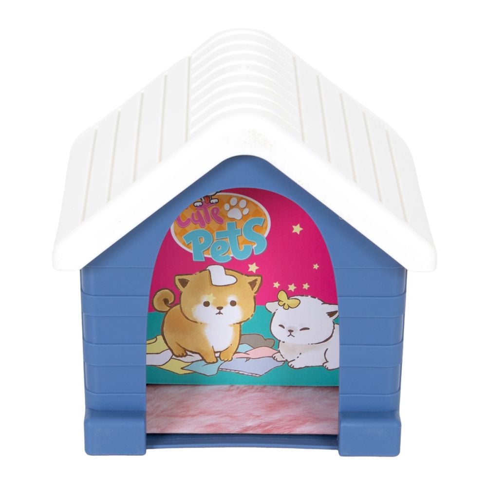 Jucarie de plus interactiva, Puffy Friends, Catelus cu casuta | Noriel