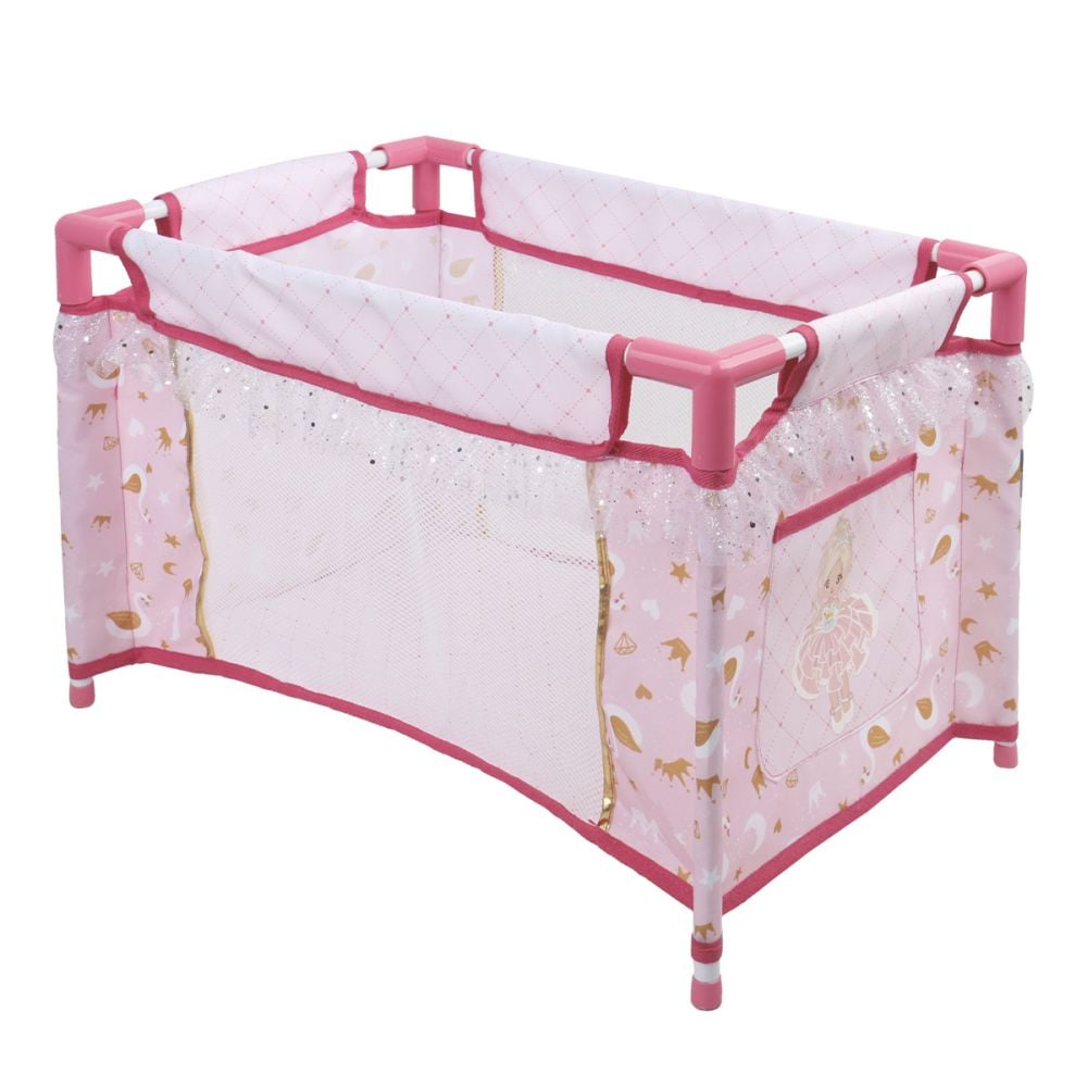 Set de calatorie cu papusa bebelus, Maia, 15 accesorii