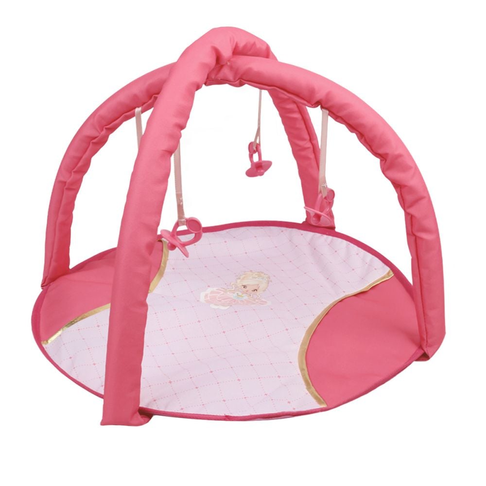 Set de calatorie cu papusa bebelus, Maia, 15 accesorii