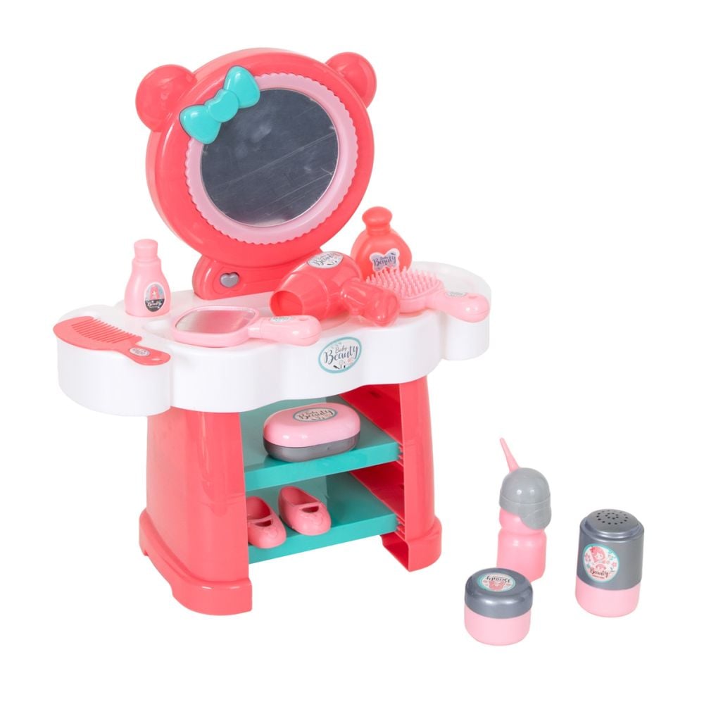 Set de joaca cu papusa Maia in oglinda, Roz