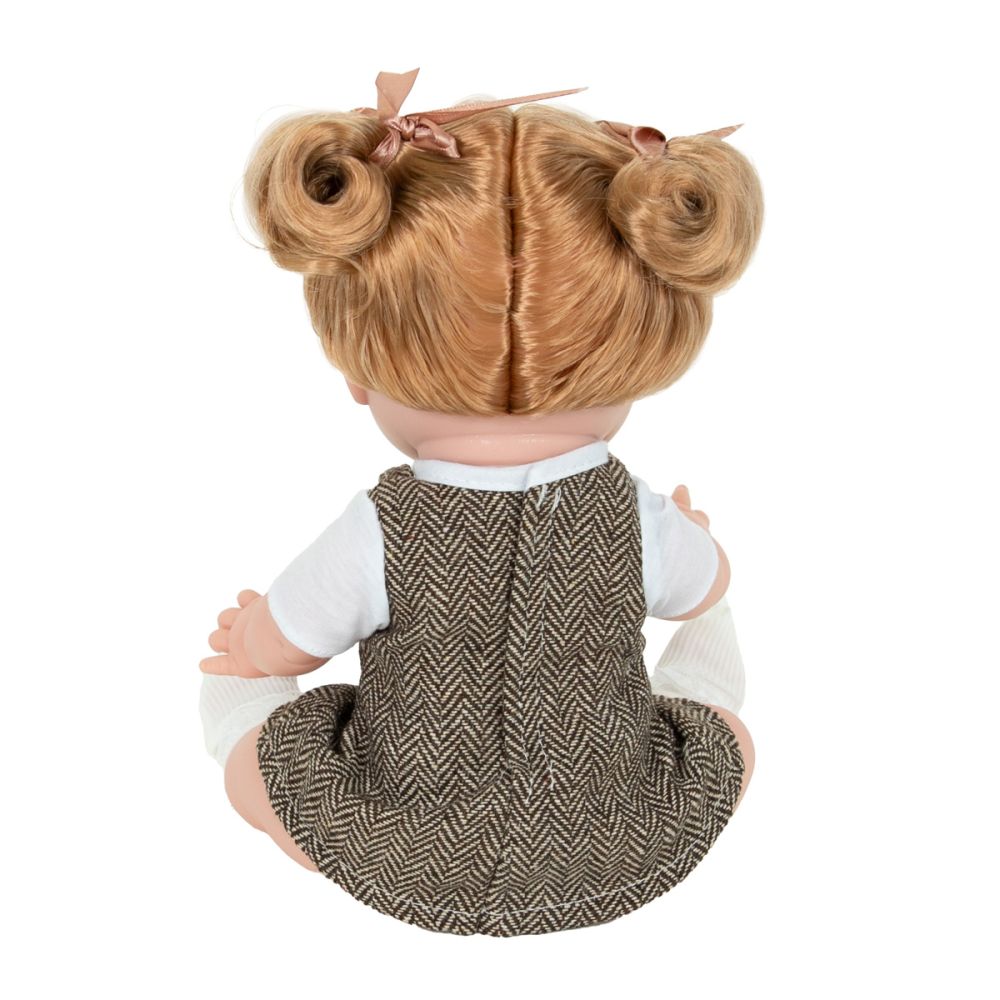 Papusa bebelus cu rochita, Boubou, 35 cm
