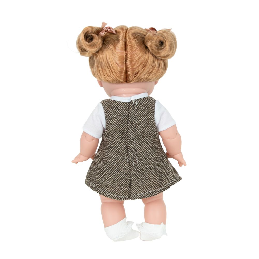 Papusa bebelus cu rochita, Boubou, 35 cm
