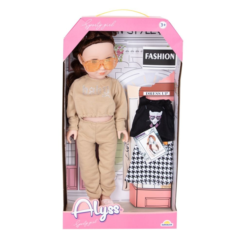 Papusa fashion, Alyss in tinuta sport