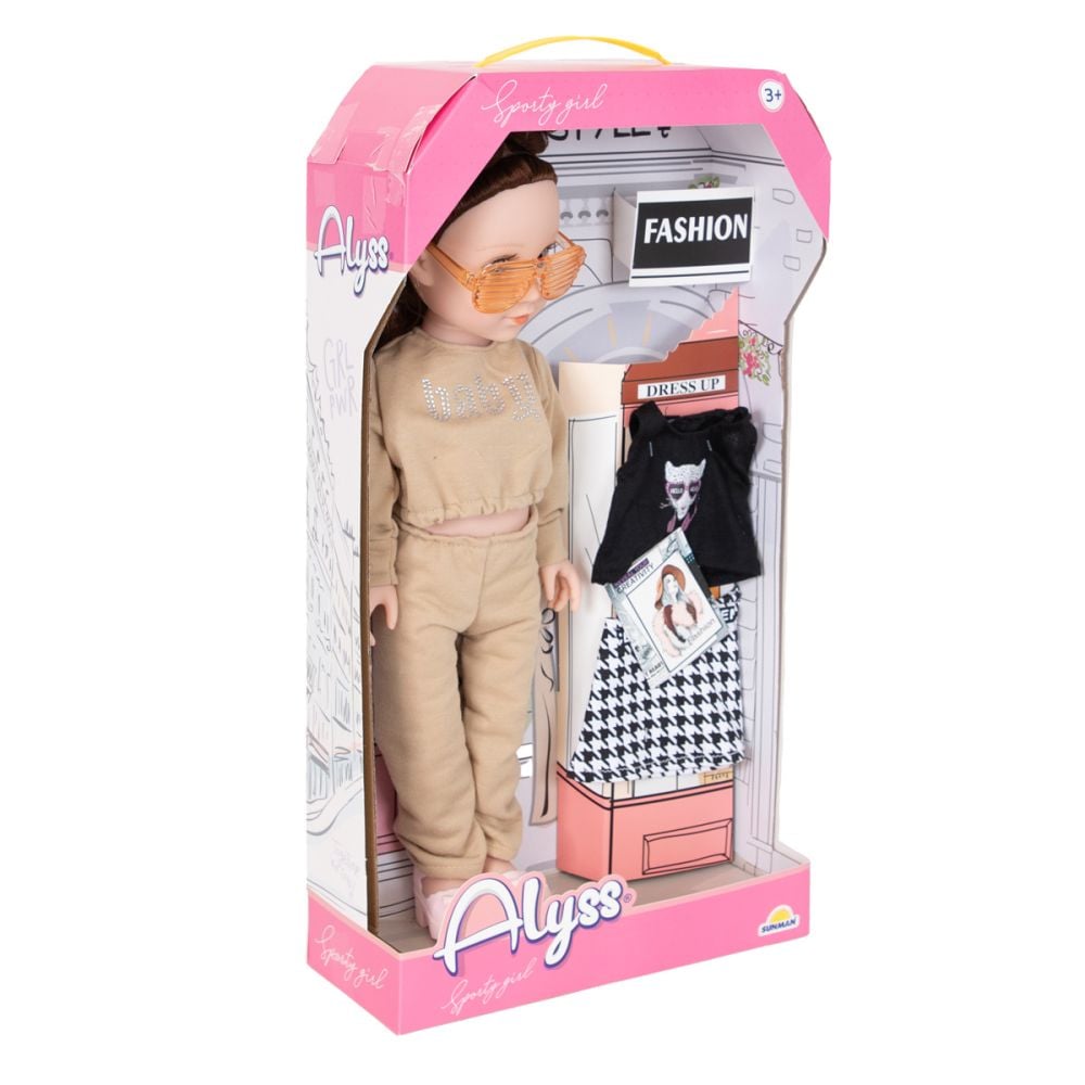 Papusa fashion, Alyss in tinuta sport