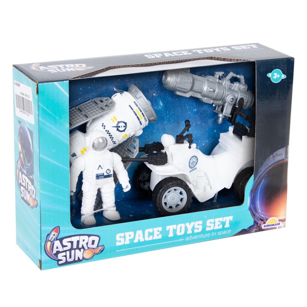 Set 2 vehicule spatiale si astronaut, Satelit