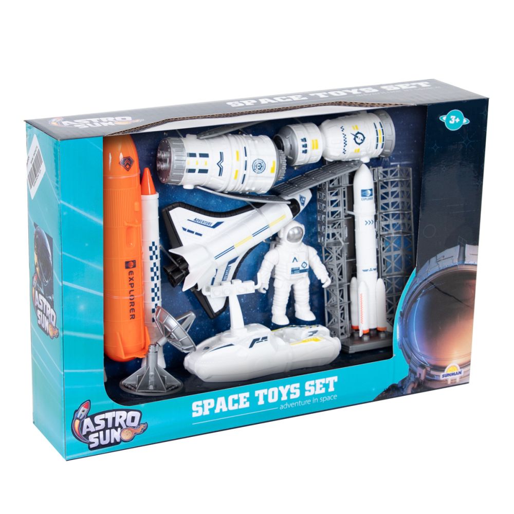 Set vehicule spatiale si astronaut, Racheta