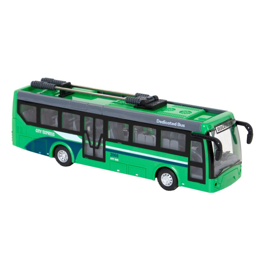 Troleibuz cu lumini si telecomanda, Suncon, City Bus, 1:32