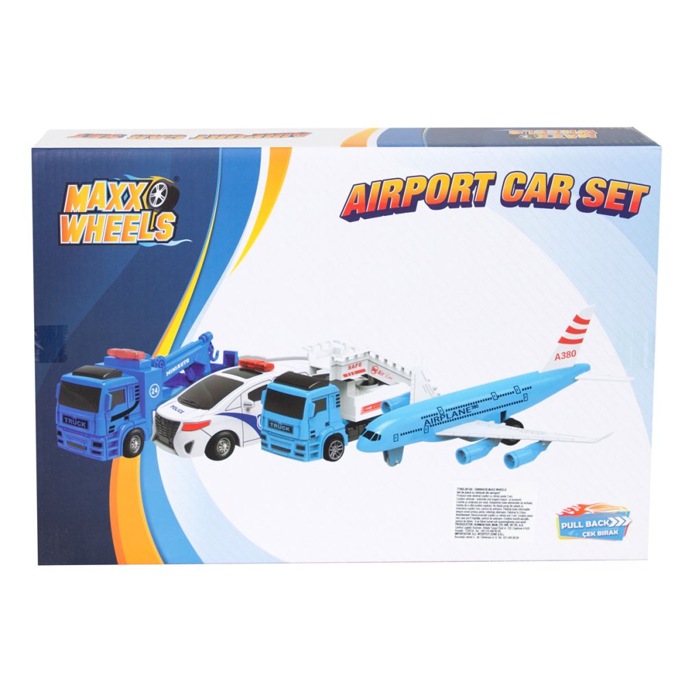 Set de joaca cu vehicule, Maxx Wheels, City Police