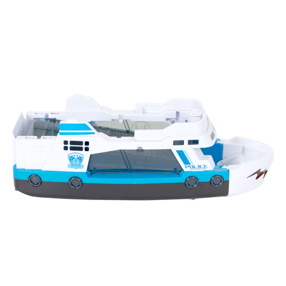 Set de joaca cu vehicul de interventie pe mare, Maxx Wheels, Police