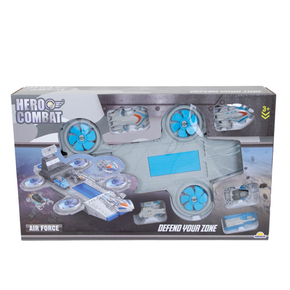 Set baza spatiala cu 5 vehicule, Hero Combat, Space Union