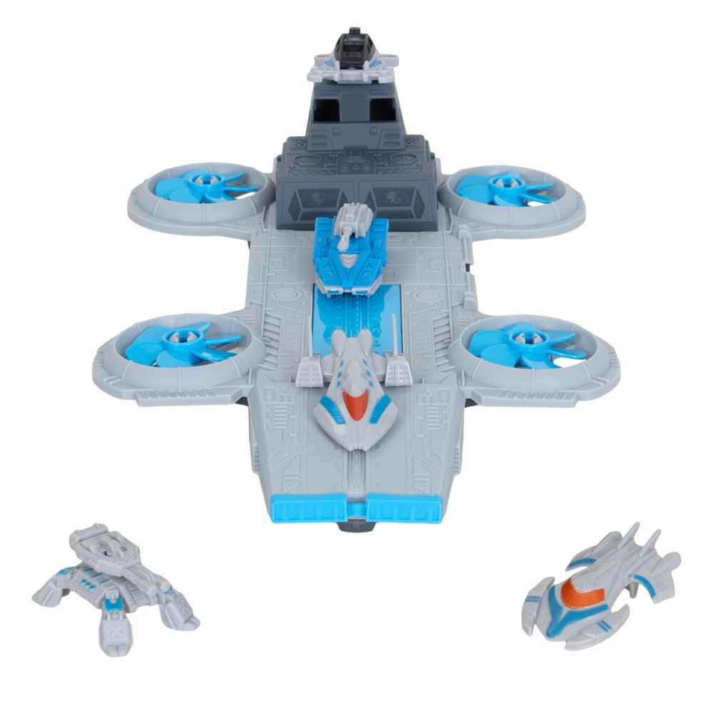 Set baza spatiala cu 5 vehicule, Hero Combat, Space Union