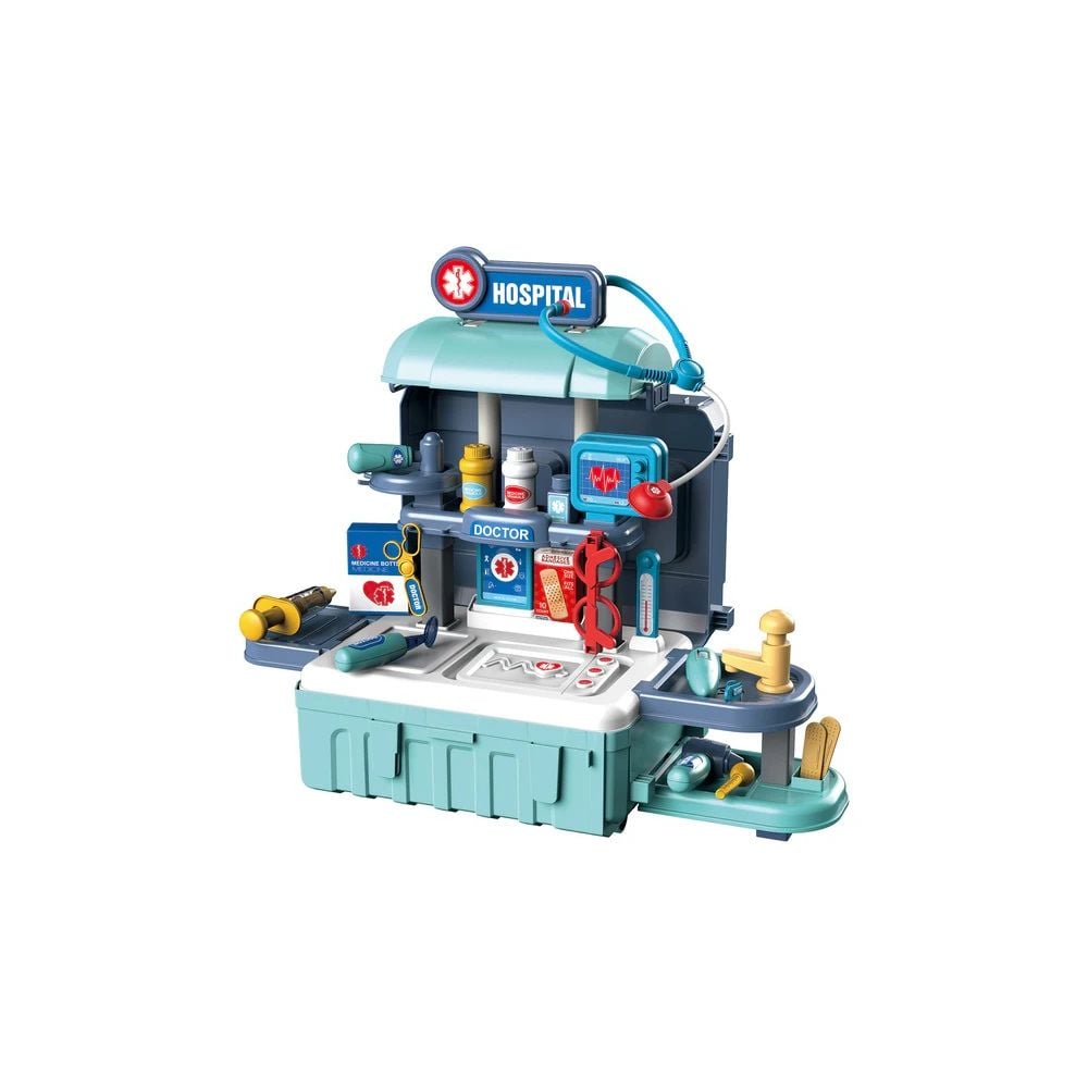 Set de joaca 3 in 1, Junior Doc, Spital mobil