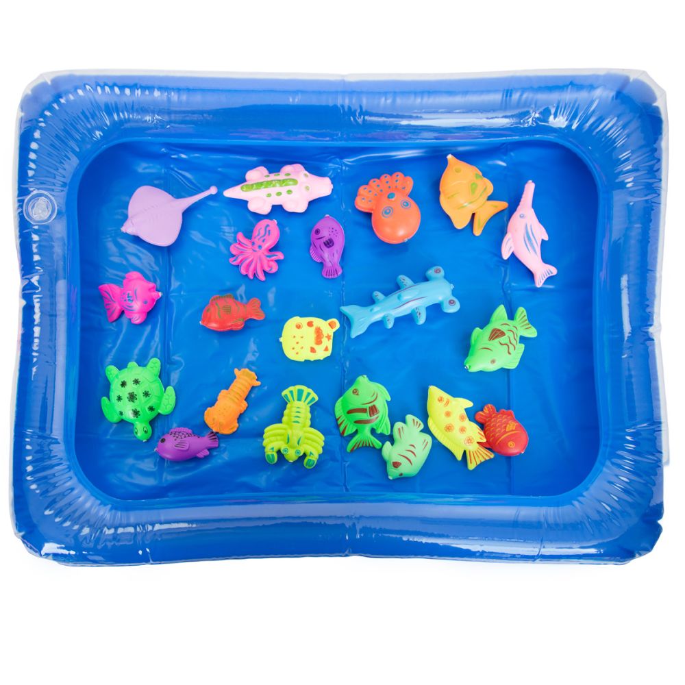 Set magnetic de pescuit in piscina, Little Fisher, 26 piese