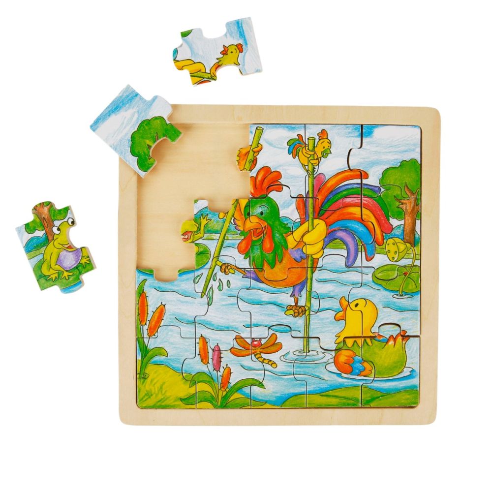 Puzzle din lemn, Woody, 20 piese