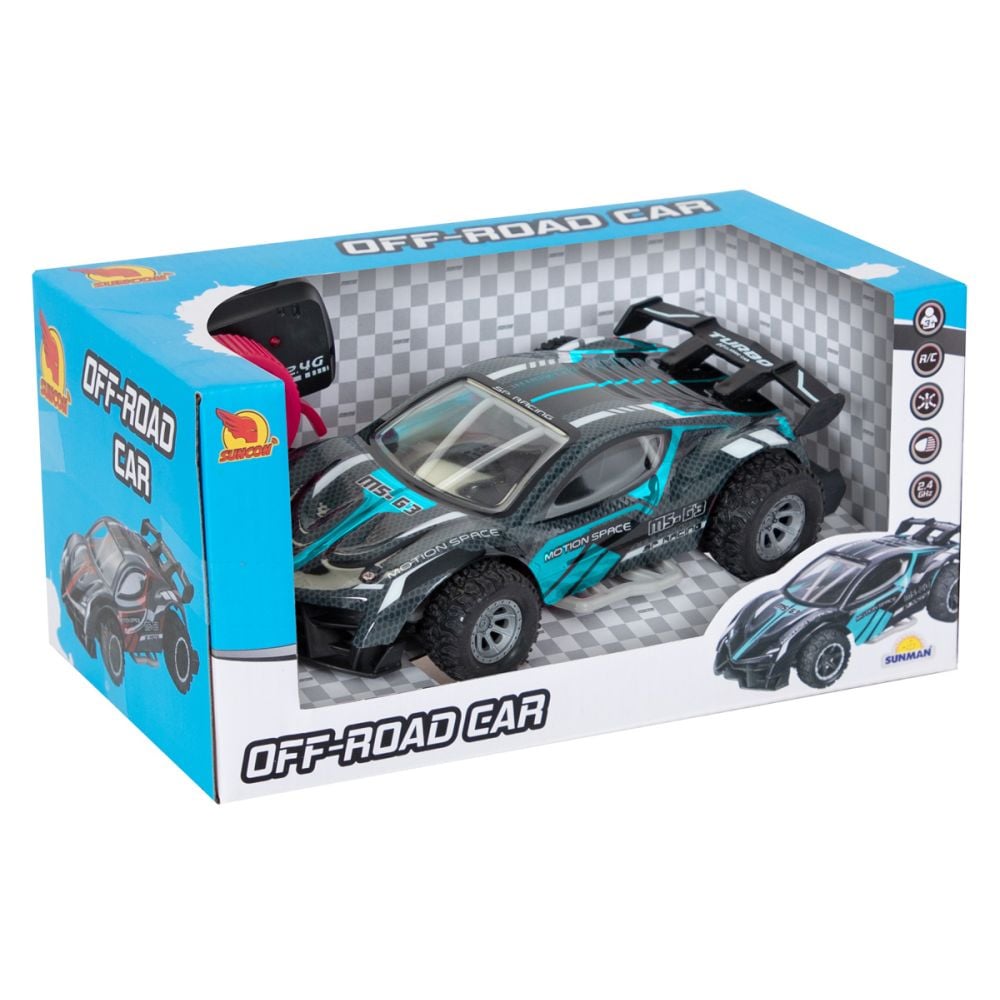Masina sport cu telecomanda, Suncon, 1:18, Albastru