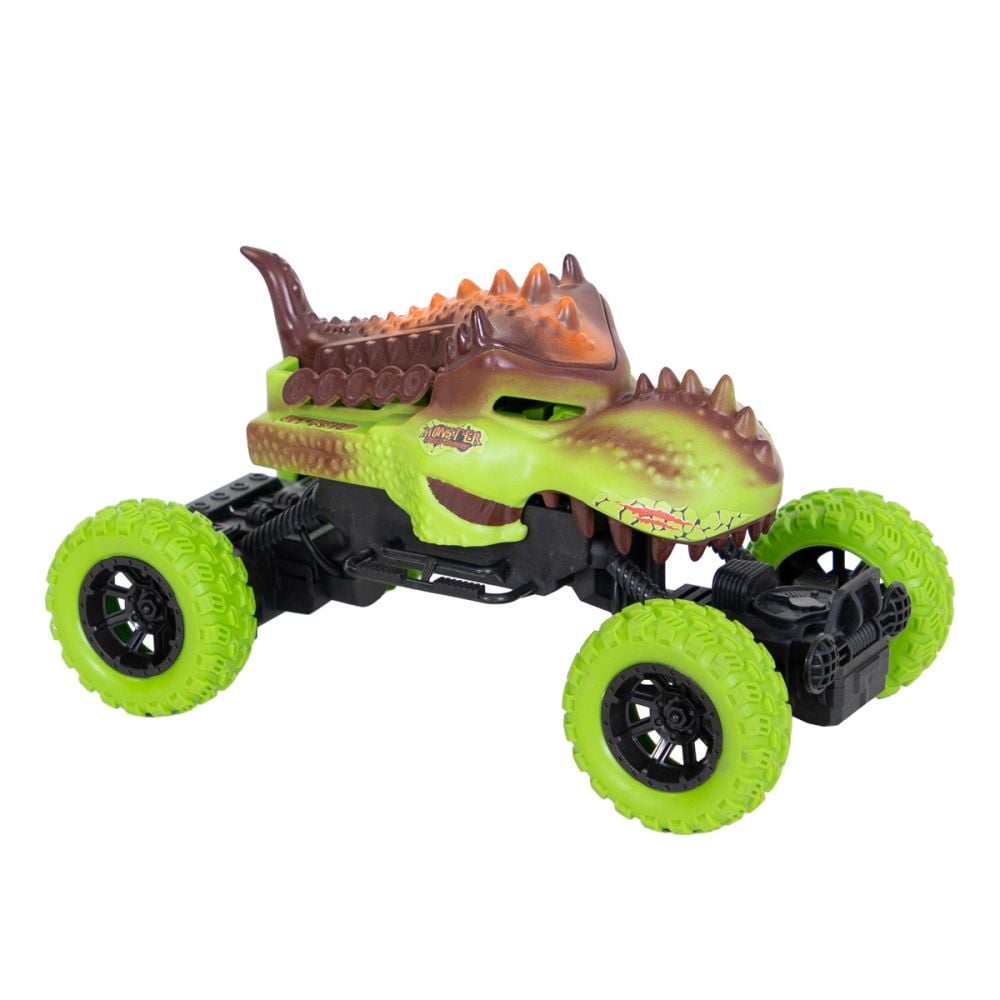 Masina 4x4 cu telecomanda, Suncon, Monster Ultra Rock Crawler, Verde, 1:18