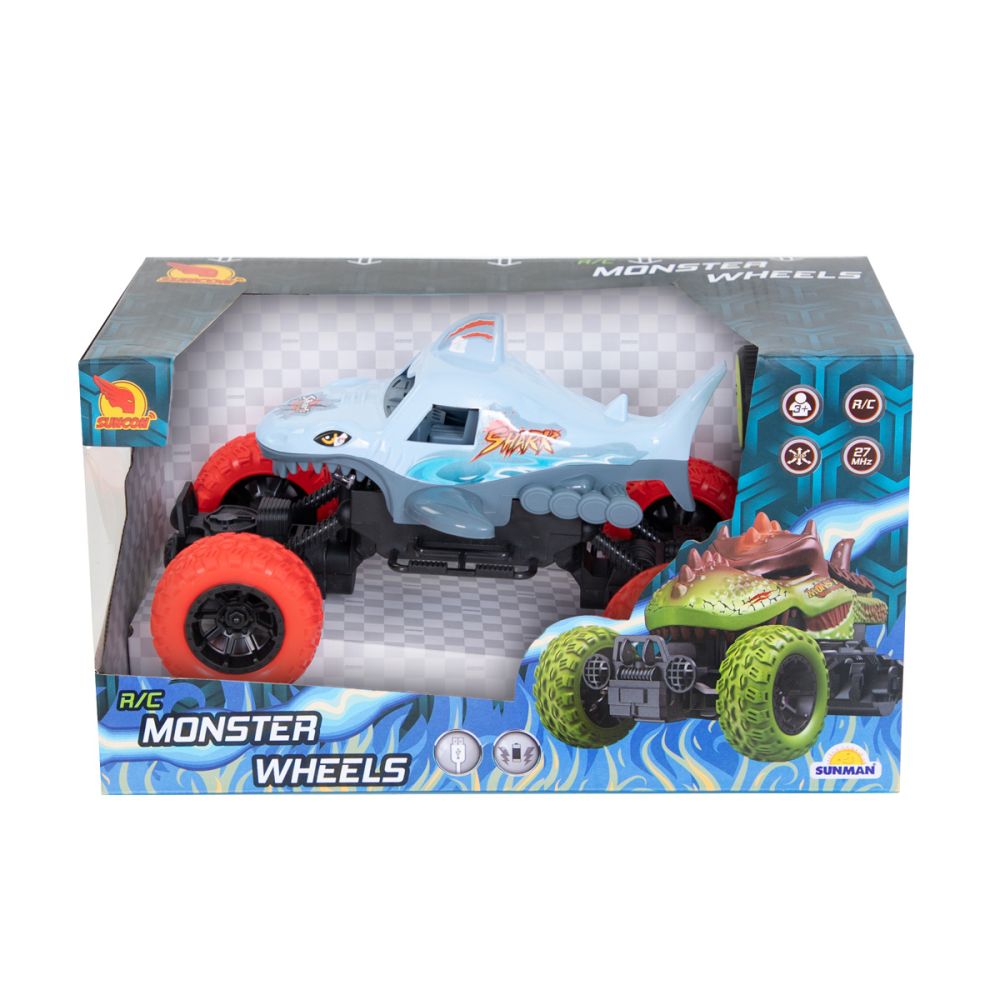 Masina 4x4 cu telecomanda, Suncon, Shark Ultra Rock Crawler, Blue, 1:18