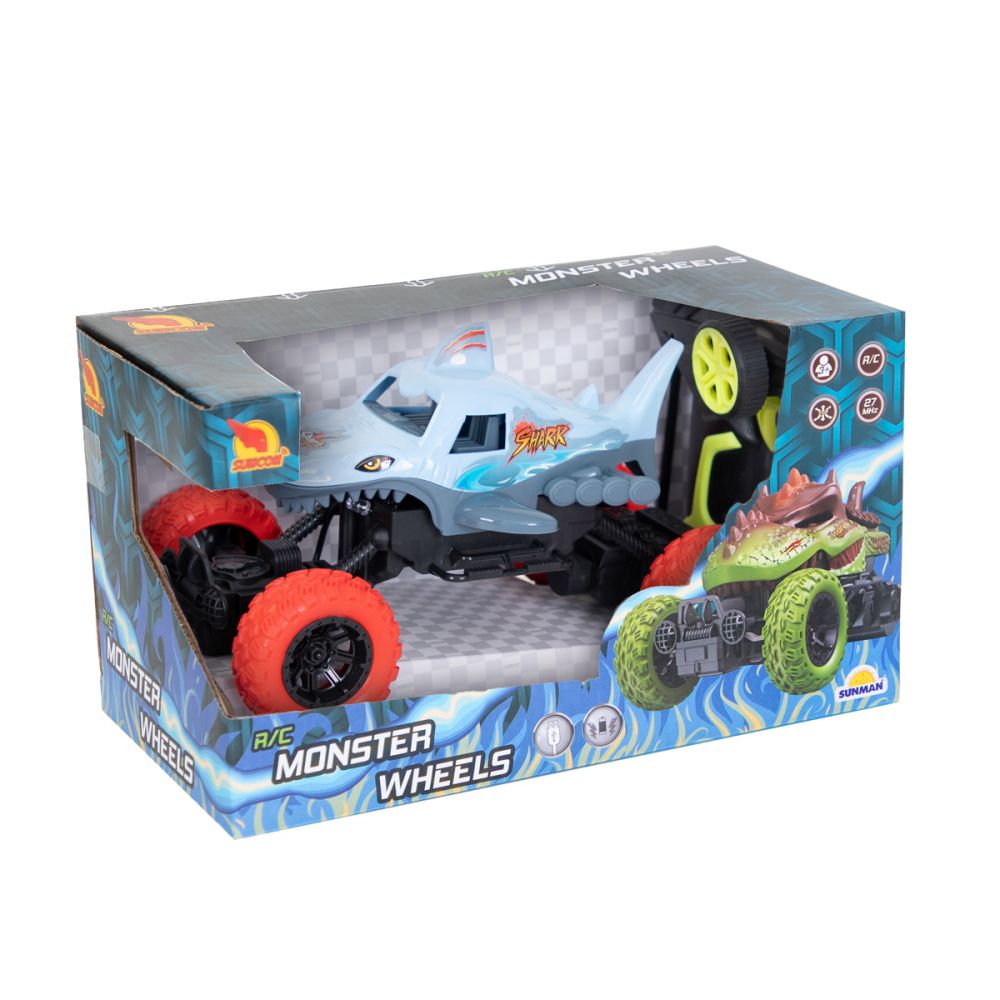 Masina 4x4 cu telecomanda, Suncon, Shark Ultra Rock Crawler, Blue, 1:18