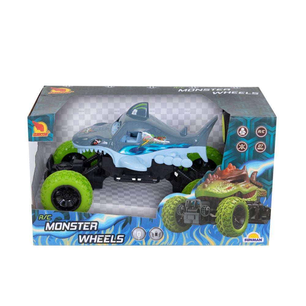 Masina 4x4 cu telecomanda, Suncon, Shark Ultra Rock Crawler, Gri, 1:18