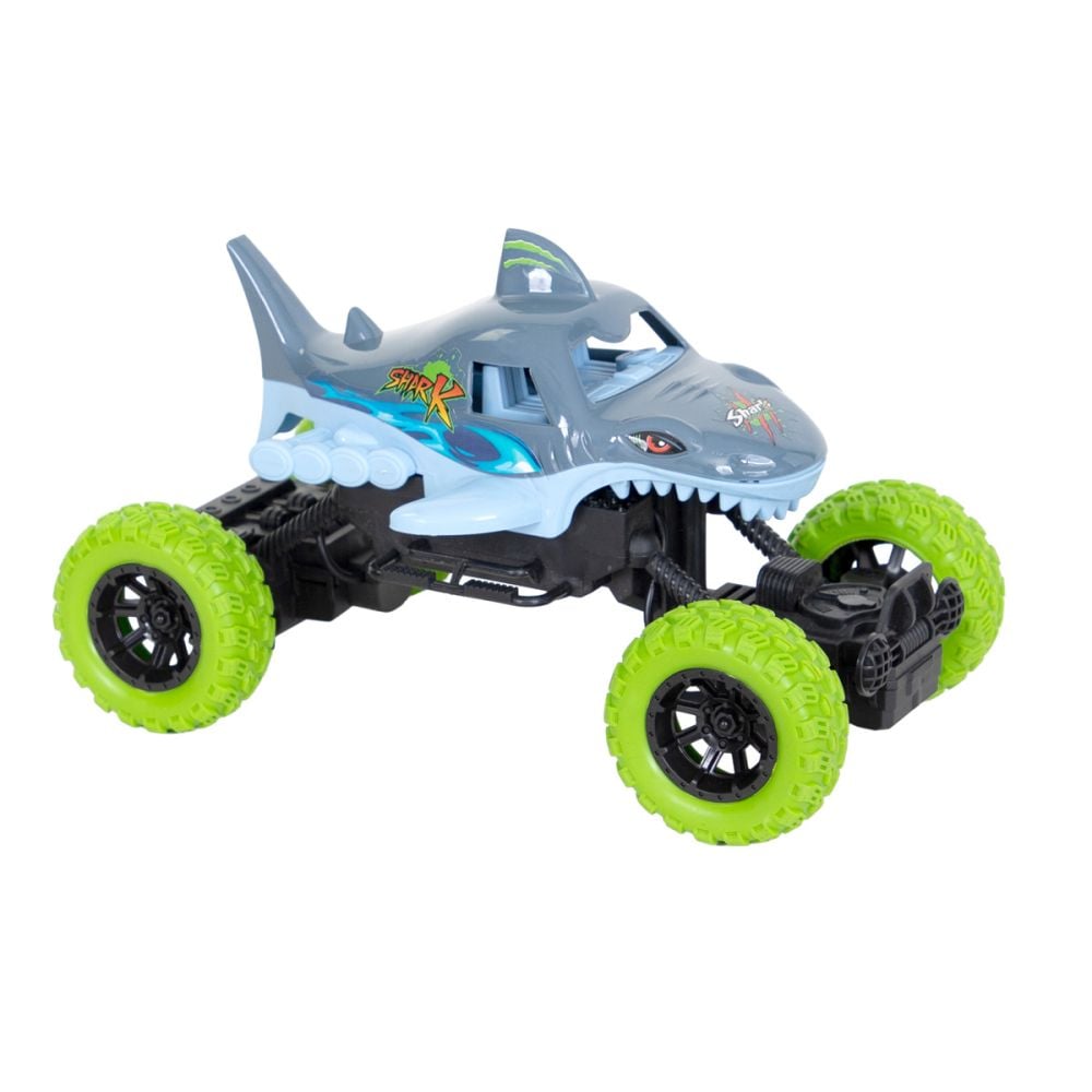 Masina 4x4 cu telecomanda, Suncon, Shark Ultra Rock Crawler, Gri, 1:18