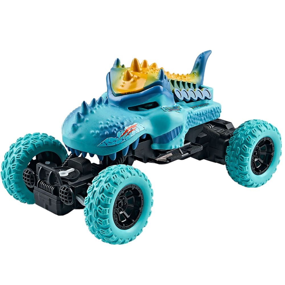 Masina 4x4 cu telecomanda, Suncon, Monster Ultra Rock Crawler, Albastru, 1:18