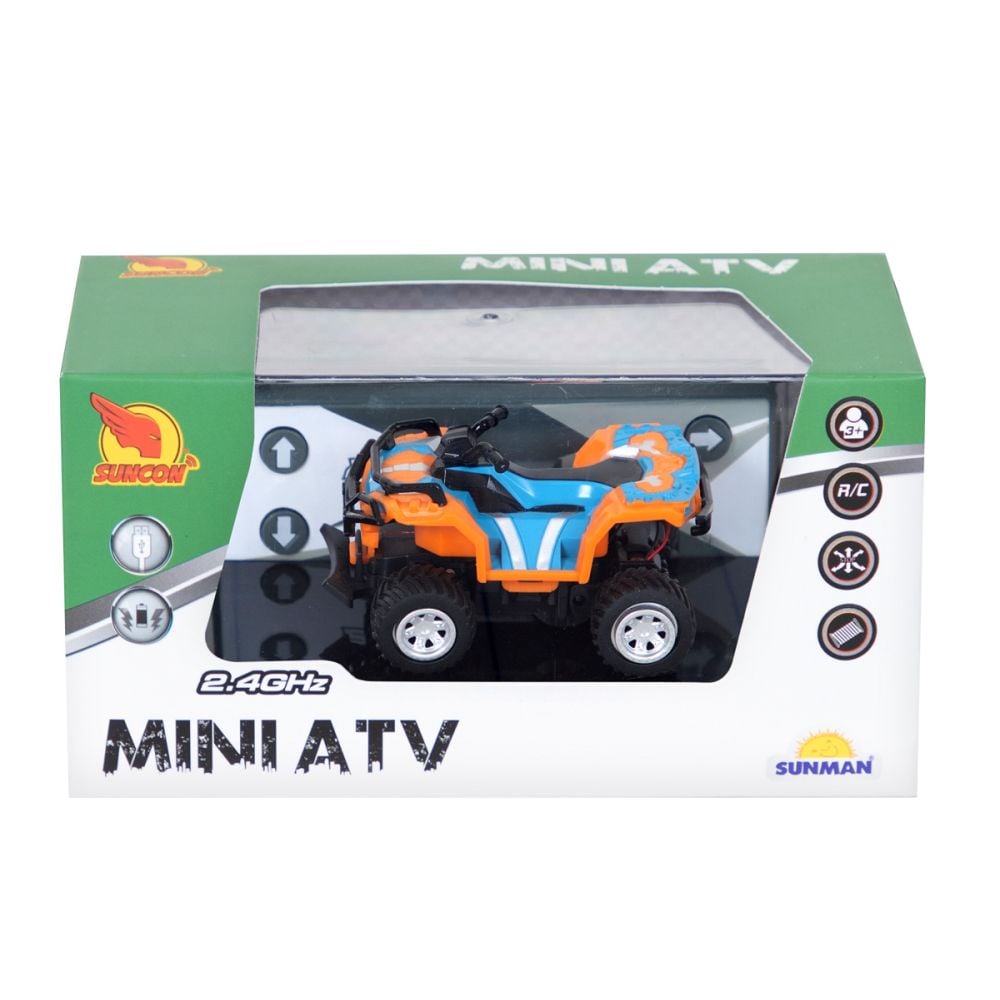 ATV cu telecomanda, Suncon, Gyclone Gala Racer, Portocaliu