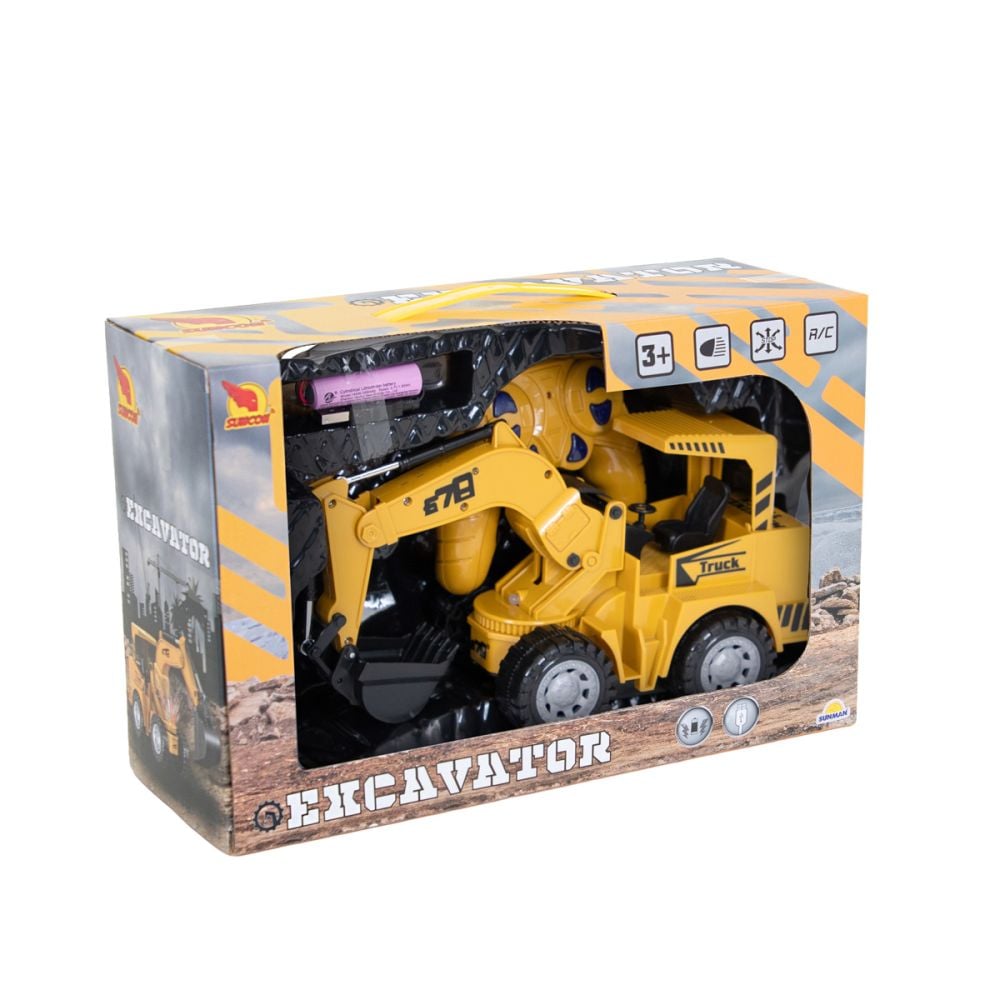 Excavator cu telecomanda, Suncon, 1:18