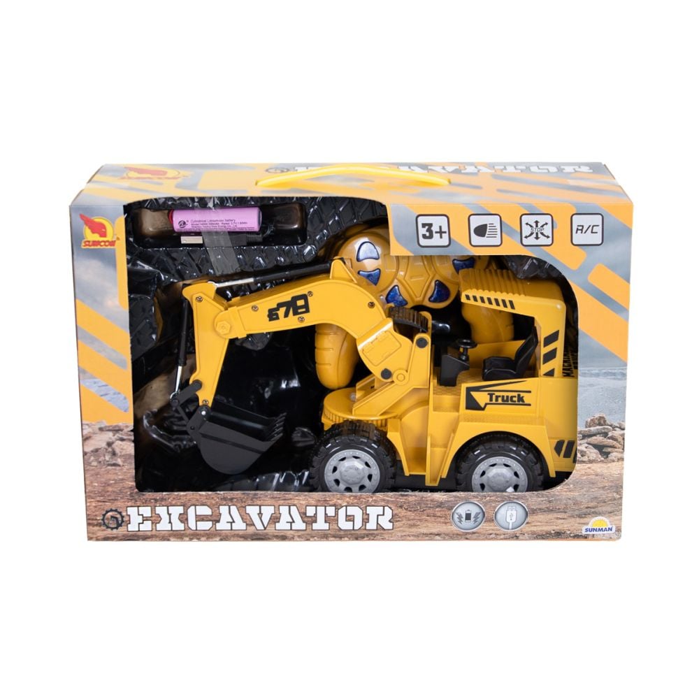 Excavator cu telecomanda, Suncon, 1:18