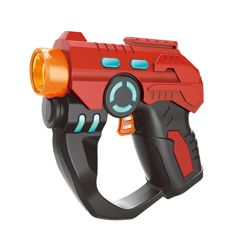 Pistol de jucarie cu lumini si sunete, Space Patrol, Rosu