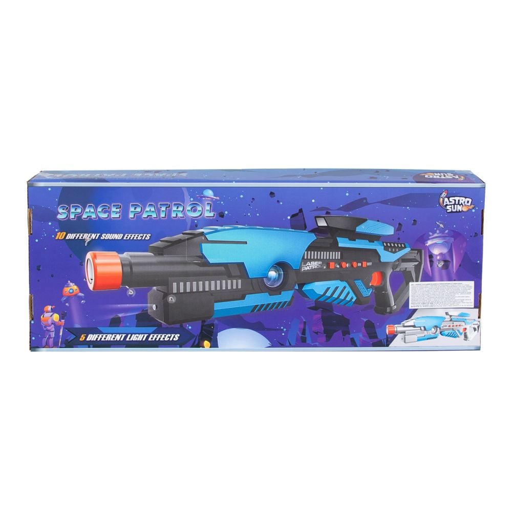 Arma de jucarie cu lumini si sunete, Space Laser Patrol X