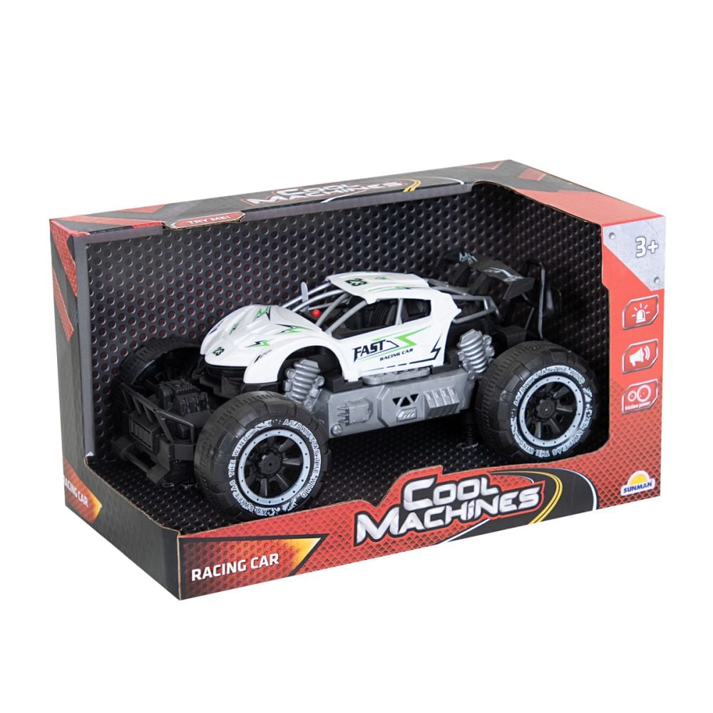 Masina sport de curse, Cool Machines, Alb