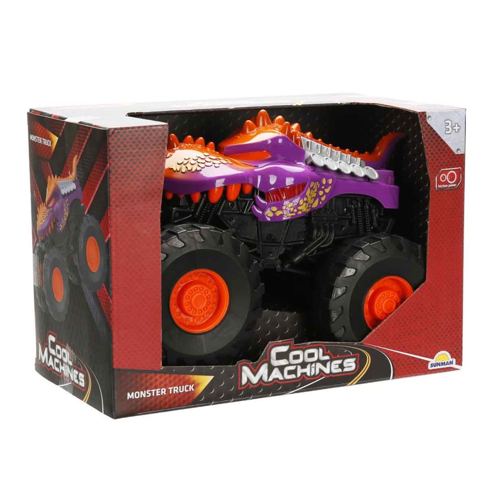 Masina Monster Truck, Cool Machines, Dinozaur, Mov