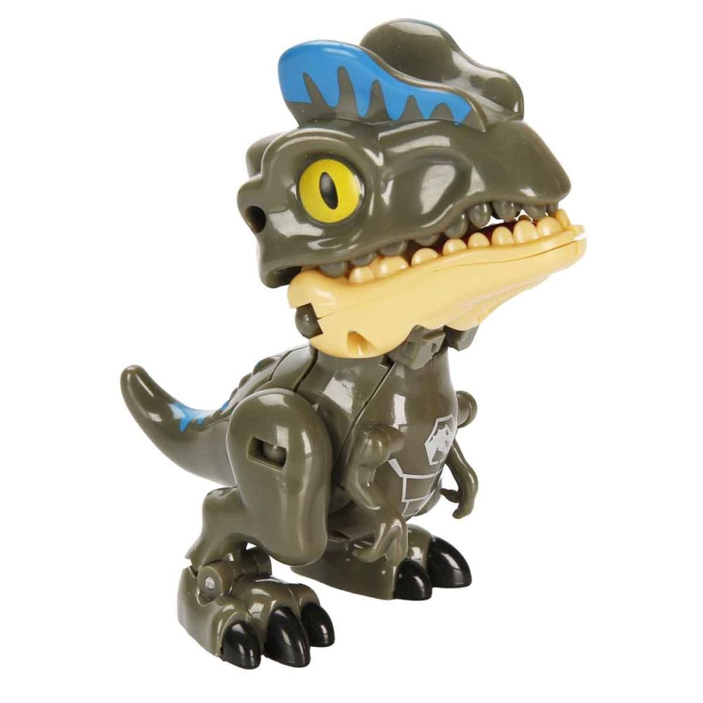 Dinozaur transformabil 2 in 1, Crazoo, Dilophosaurus