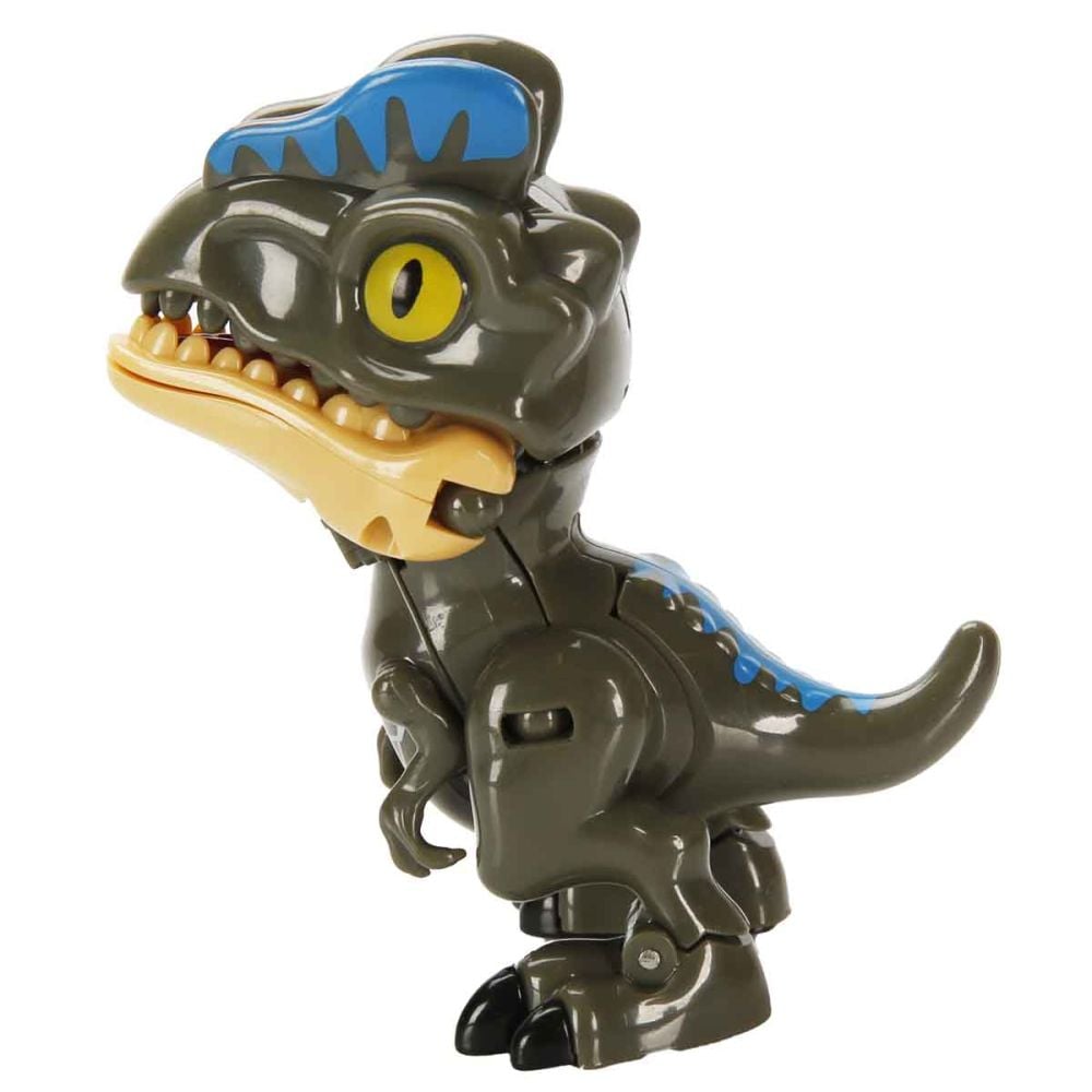 Dinozaur transformabil 2 in 1, Crazoo, Dilophosaurus