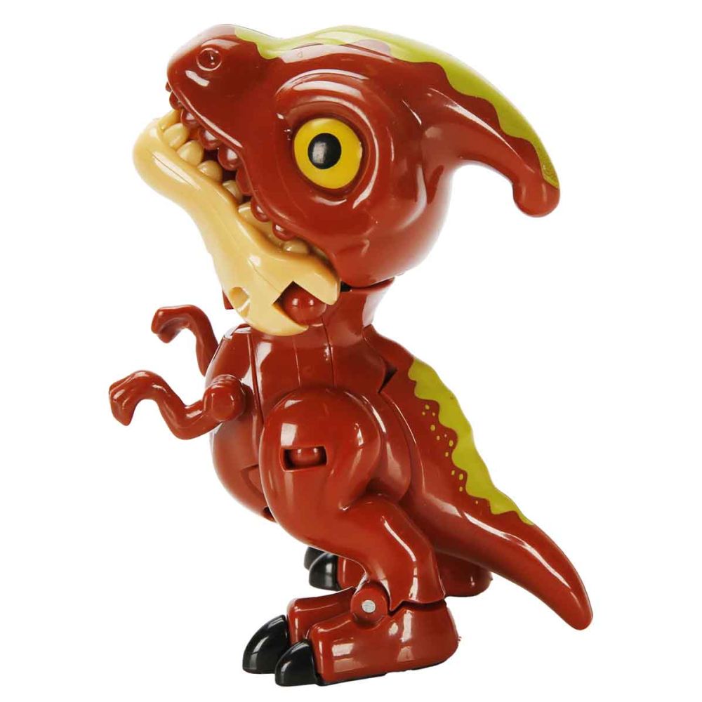 Dinozaur transformabil 2 in 1, Crazoo, Parasaurolophus