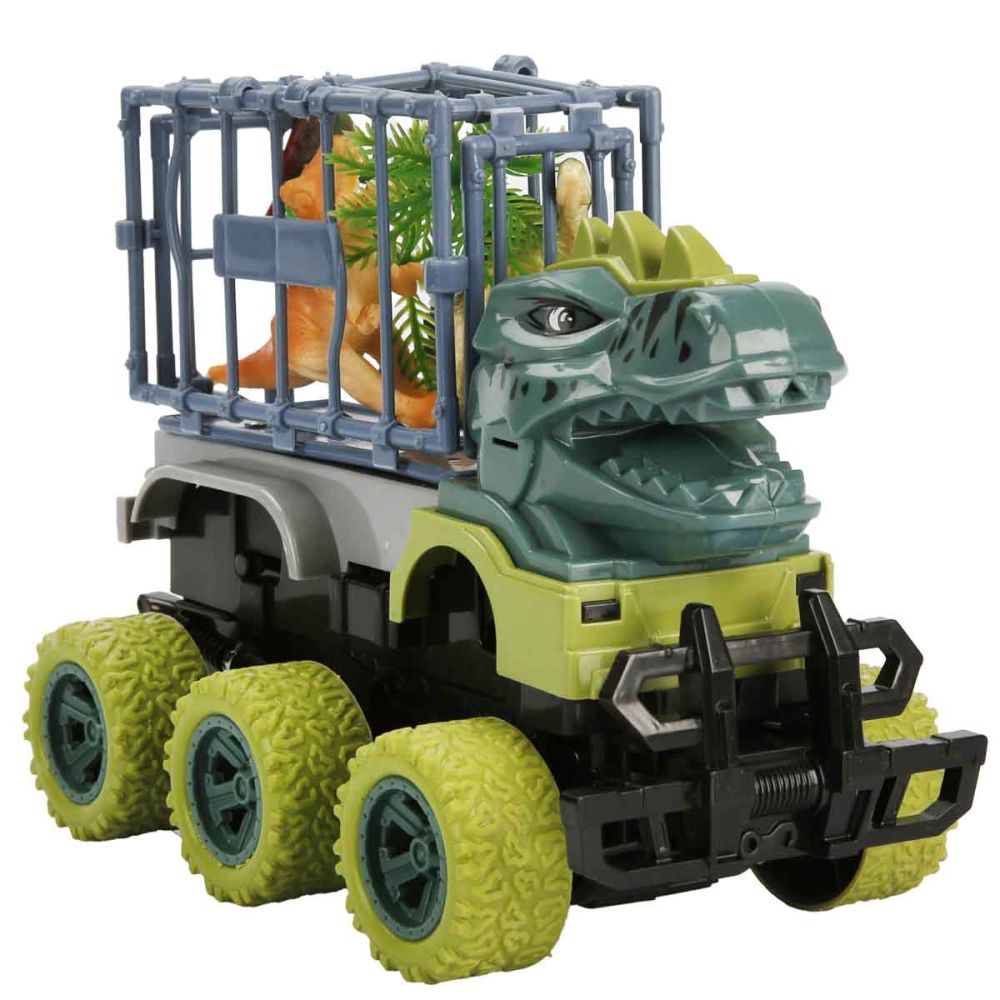 Vehicul dinozaur, Crazoo, Dino Carrier, 17 cm