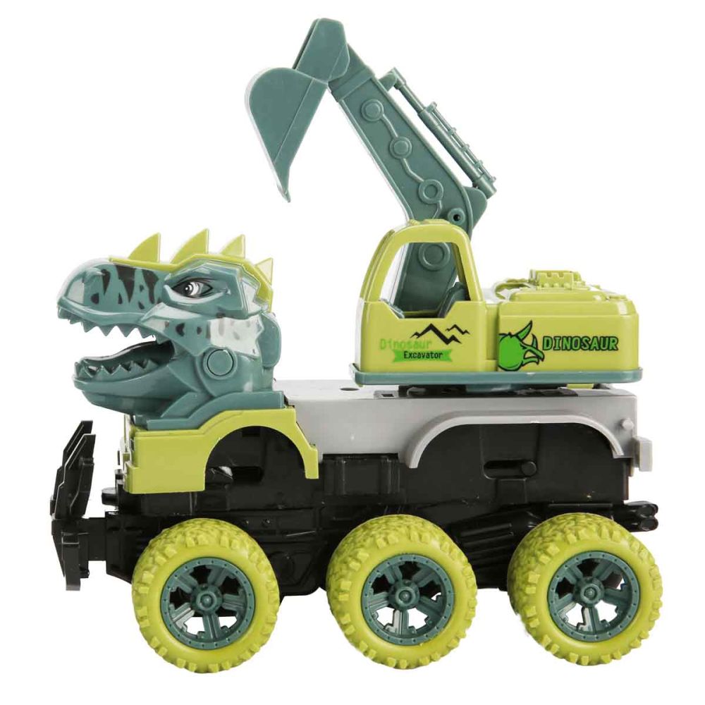 Vehicul dinozaur, Crazoo, Dino Carrier, 17 cm