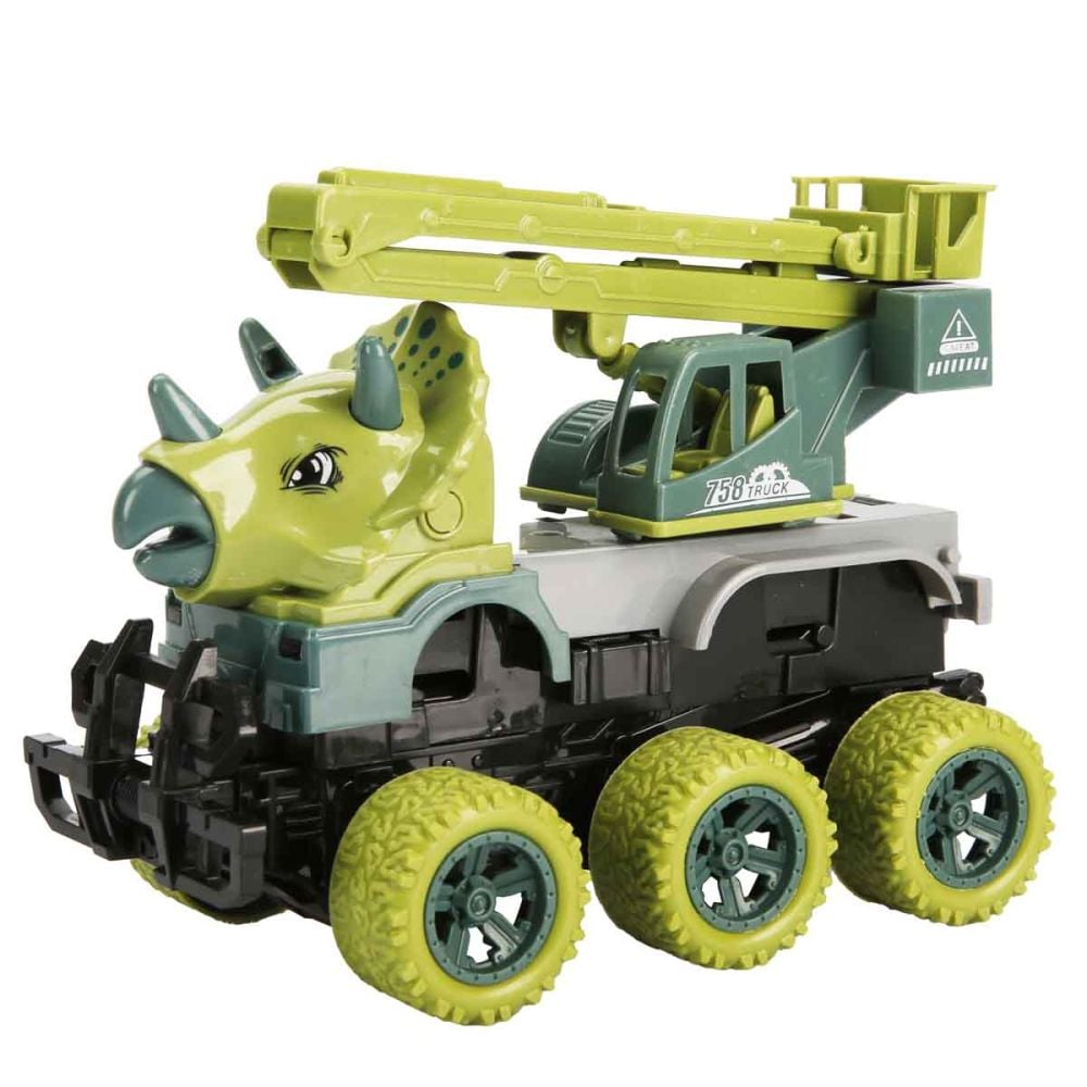 Vehicul dinozaur, Crazoo, Dino Carrier, 17 cm