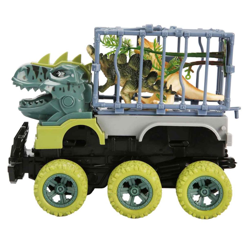 Vehicul dinozaur, Crazoo, Dino Carrier, 17 cm