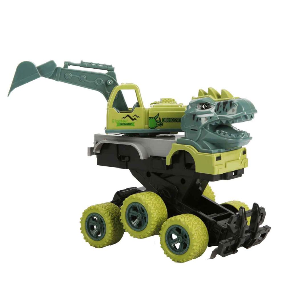 Vehicul dinozaur, Crazoo, Dino Carrier, 17 cm